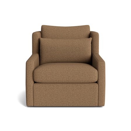 Comfy Sessel Bequemer Polstersessel in Gear Toffee Braun, Modernes Design, Einzigartig und Auffällig für Wohnzimmer, Breite 73cm, Uni Muster