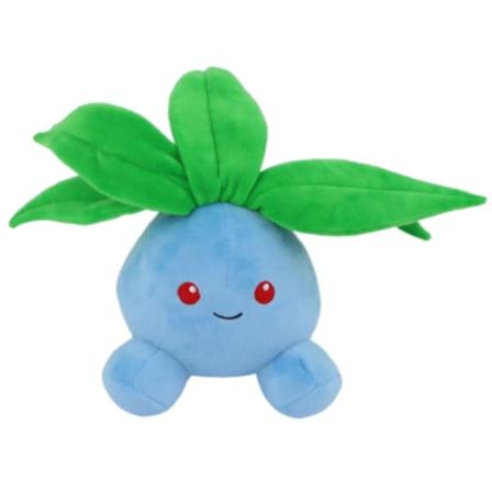 Kawaii Oddish Plyschleksak Mjuk Fylld Spelfigur Oddish Plushie Dock för Barn Fans Samling (FMY)