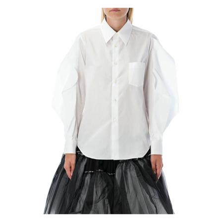 Comme des Garçons Shirts , Wit , Dames , Maat: S