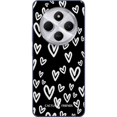 Yhteensopiva Puhelinkuori Xiaomi Xiaomi Redmi 14C Cactus and Friends - Handdrawn Love Chaos