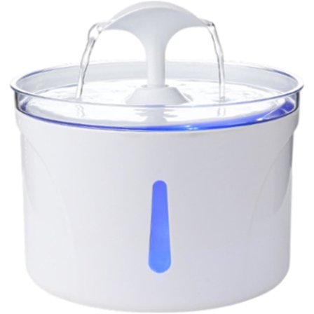 Kattevannfontene 2,5 l: Automatisk innendørs dispenser med vannivåvindu, ultra-stille intelligent design for flere kjæledyr