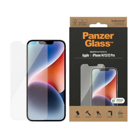 PanzerGlass skjermbeskyttelse for mobiltelefon - klassisk passform