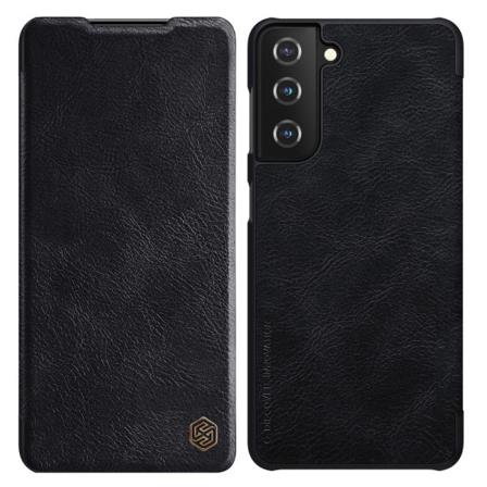 Nillkin Qin Samsung Galaxy S21 Plus Flip-fodral Läder Svart