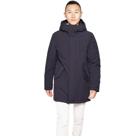 Woolrich, Blue Jacket Blauw, Heren, Maat:S
