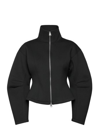 Monki Volume Scuba Jacket - Black - XL
