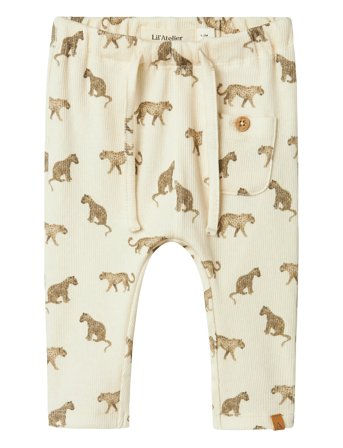 Lil'Atelier Nbmlavo Elf Loose Pant Lil - Cream - 56