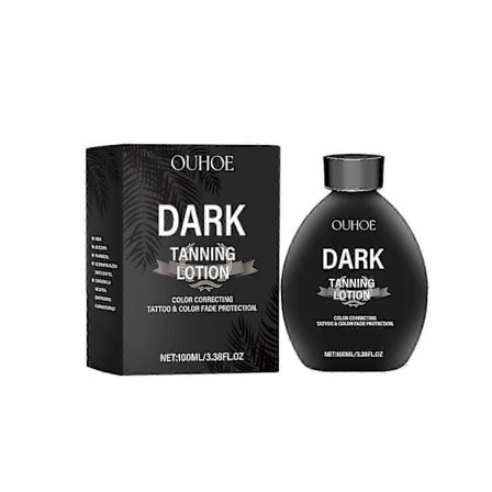 Mörk Brun-utan-sol Lotion - Återfuktande Bronzer för Jämn Hudton & Lindring från Sommarsolen - 100ml