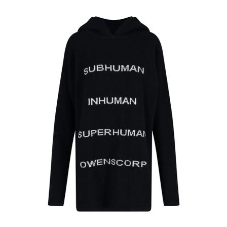 Rick Owens Long Strik Sort, Dame Striktrøjer
