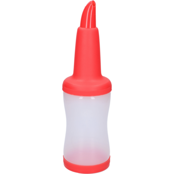 JUICEFLASKE FREEPOUR RØD 1L