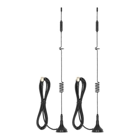 2 stk. Magnetisk Antenne Kobber LTE Høy Gain Omnidireksjonelle Antenner for 4G Rutere 12dbi