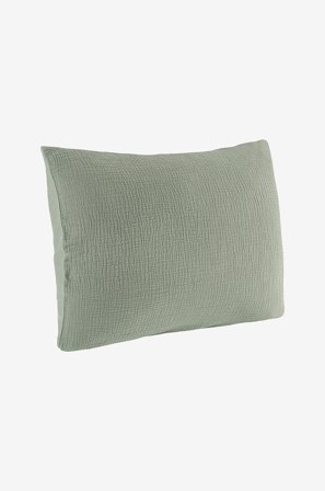 Borganäs of Sweden - Pudebetræk Rolling 2-pak - Grøn - Hovedpuder - 50X60 - Fra Homeroom
