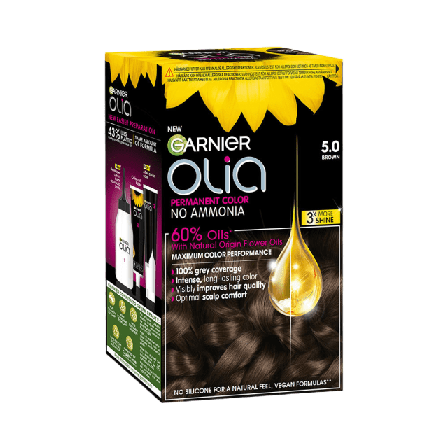 Garnier Olia Permanent Color Hårfärg Unisex Brun 1 ST