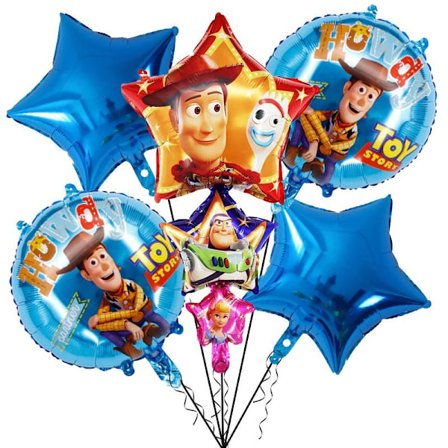 5 st Toy Story Woody Folieballonger Partydekorationer