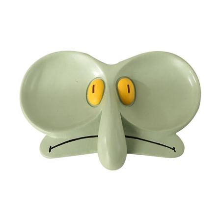 Søt brillerholderstativ for skrivebord, revisjon, Squidward Edition Morsom solbrillerholderstativ og smykke