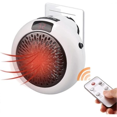 Smart Space Elektrisk Varmeblæser, Elektrisk Varmeblæser til Stikkontakt (FMY)