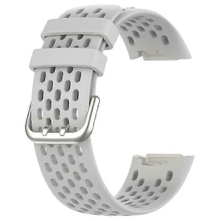 Ersättningsarmband för Fitbit Charge 6/Charge 5, Andningsbart Silikonarmband för Smartwatch