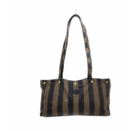Fendi Vintage, Pre-owned Pecan bag Bruin, Dames, Maat:ONE Size,Canvas