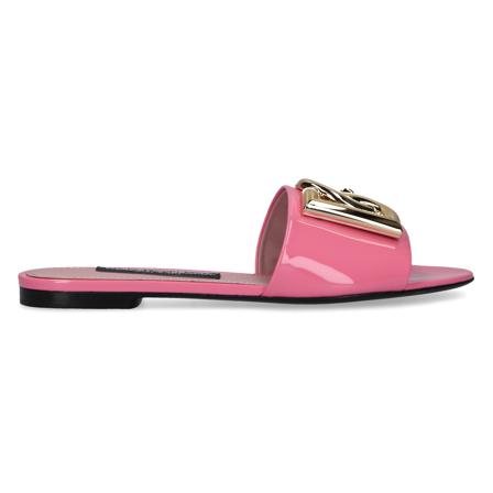 Dolce & Gabbana Sliders rosa, Dam Flip-flops, Dam, Storlek: 37 EU