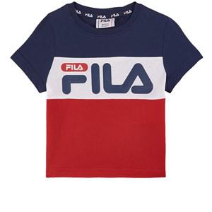 Kids - Fila Navy College Station T-Shirt 86/92 cm - Tops - 86/92 cm - Navy - Junge