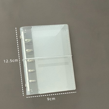 M5 Genomskinlig PVC-pärmficka