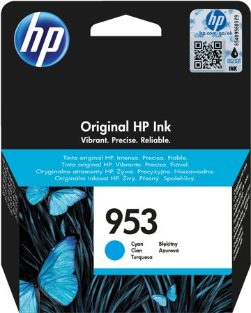 HP 953 cyan original bläckpatron, 725184103971