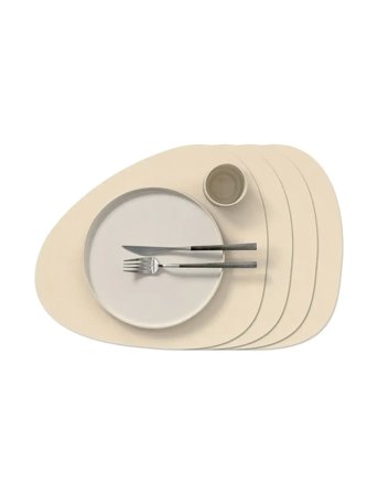 LIND DNA | 4-Set Table Mat Curve Nupo | 37X44CM