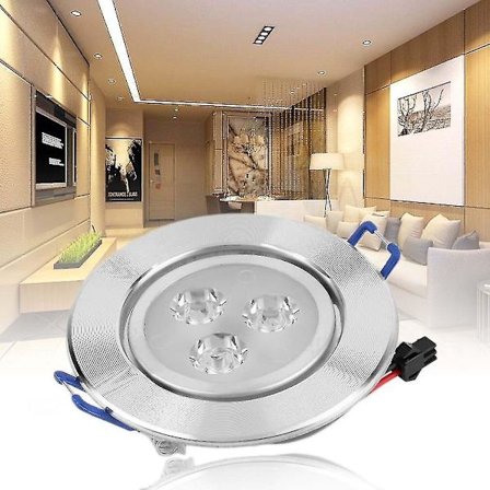 Ny 3W LED Indbygget Loft Downlight Spotlampe Pære