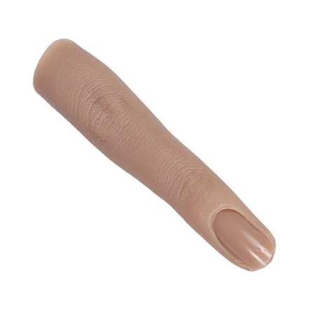 Profesjonell Falsk Neglekunst Finger Øvelsesmodell Manikyr Trening Falsk Hånd Gel Polish Display Verktøy Plast Akryl
