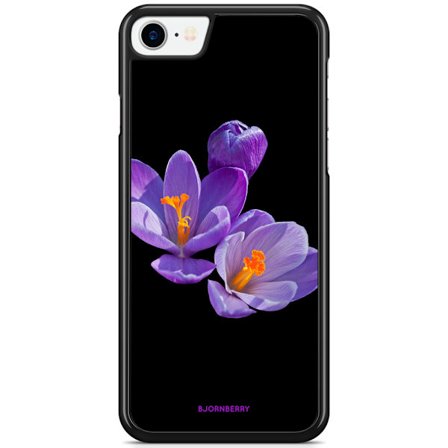 Bjornberry Skal iPhone 7 - Lila Blommor