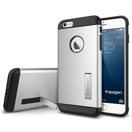 Spigen Slim Armor Skal Till Apple Iphone 6(s) Plus (satin Silver Silver