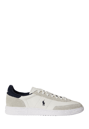 Ralph Lauren Bedford Leather-Suede Sneaker Sneakers Unisex Vit 38