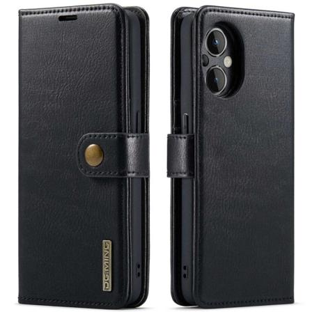 DG.Ming OnePlus Nord N20 5G 2-in-1 Lompakko Suojakotelo - Musta Black