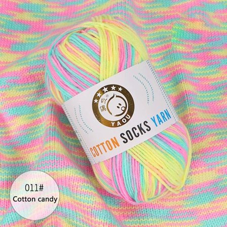 2 kpl Sateenkaarenvärinen lanka puuvillalanka 10 10