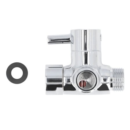 Duscharmsavledning Professionell duscharmsavledningsventil i metall för handduschhuvud