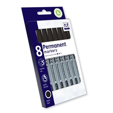 Anker Permanent Marker (8-pack) One Size Svart