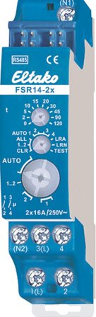 Eltako FSR14-2X Relé 230 V, 16 A, IP20, Elfordeling & strømforsyning