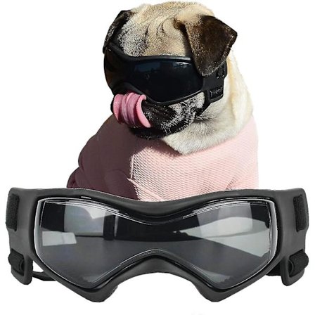 Hunde Goggles til små hunderacer Solbriller, nemme at bære Hunde UV Solbriller til små/mellemstore hvalpe