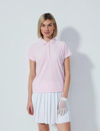 Daily Sports Terry Touch Ss Polo Shirt - Pink - XS