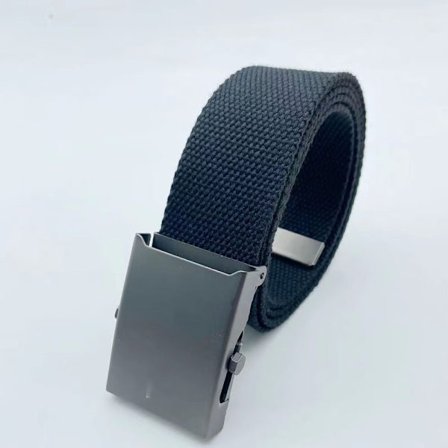 110 cm musta kankaasta valmistettu miesten ja naisten vyö, 3,8 cm leveä