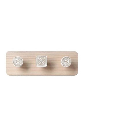 Nordisk Tre Kleshenger Veggkrok Hjem Dekorativ Kleshenger for Nøkkelholder Veggmontert Klesstativ for Nøkkelhenger Vegghylle