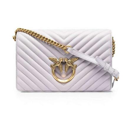 Pinko, Shoulder Bags Paars, Dames, Maat:ONE Size