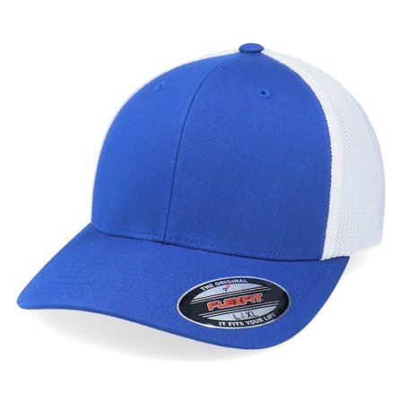 Flexfit - Blau flexfit Cap - Mesh Royal/White Mesh Trucker Flexfit @ Hatstore