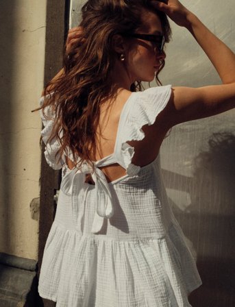 Noella Lina Top - White - XS/S