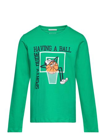 Printed Longsleeve Tom Tailor Green