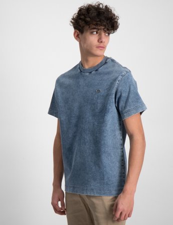 Diesel TBIGGOR-NE-OVER JJJ T-SHIRT Blå T-skjorter Gutt - Kids Brand Store