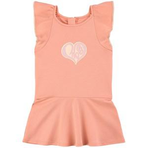 Kids - Chloé Heart Logo Ruffled Dress 3 years - Dresses - 3 years - Pink