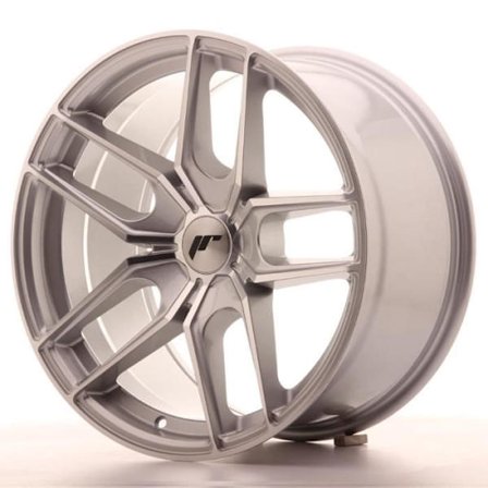 Jante Alu 18" Japan Racing JR25 18x9,5 ET20-40 5H Blank Sølv