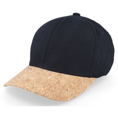 Flexfit - Kork flexfit Keps - Black/Cork Flexfit @ Hatstore