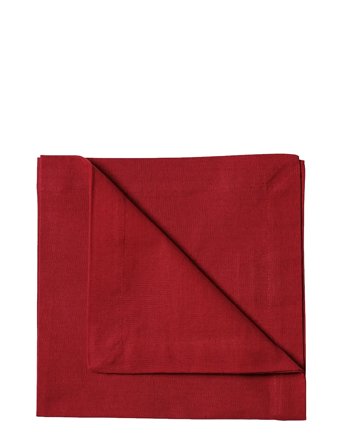 LINUM Robert Napkin - Red - 45X45CM
