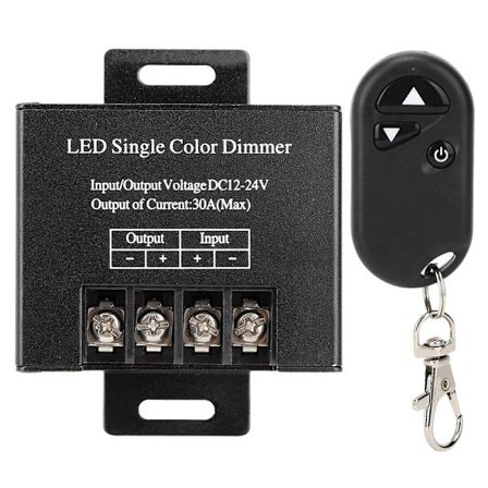 30A DC12/24V troller - 720W, 3 knappar RF dimmer {DB}